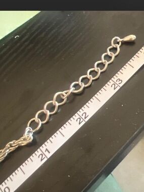 Silver-Tone Adjustable Link Bracelet